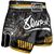 Muay Thai Shorts s - Samurai 2.0 gold L, Bekleidungsgrösse: L, Farbe: Schwarz
