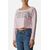 Loose Fit Cropped Sweatshirt, Bekleidungsgrösse: M, Farbe: Rosa