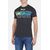 Round Neck  Printed T-Shirt, Bekleidungsgrösse: 2XL, Farbe: Anthracite