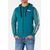 Hooded Full Zip With Prints, Size: M, Colour: Blue