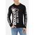 T-Shirt avec imprimés, Taille: S, Couleur: Noir