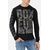 L/S T-Shirt With Prints, Bekleidungsgrösse: 2XL, Farbe: Schwarz