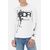 L/S T-Shirt With Prints, Bekleidungsgrösse: M, Farbe: Weiss
