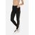 Basic Leggings With Front Logo, Size: XL, Colour: Schwarz