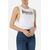 Oversize Tank With Front Logo, Size: M, Colour: Weiss