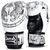 8 WEAPONS Boxing Gloves - Sak Yant Tigers white 10 Oz, Colour: Weiss, OZ: 10oz