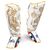 Schienbeinschutz Muay Thai - Limited Edition, Bekleidungsgrösse: S/M, Farbe: Weiss
