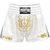 Muay Thai Shorts Sak Yant, Bekleidungsgrösse: S, Farbe: Weiss