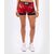 UFC Authentic Fight Night Women's Shorts - Short Fit, Size: L, Colour: Rot, Size: L