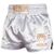 Short de Muay Thaï Classic, Taille: S, Couleur: Blanc, Taille ne pas utiliser: S