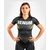 Venum ONE FC Impact Rashguard hort sleeves - for women - Grey/Yellow, Colour: Grey, Size: S