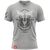 T-Shirt Sak Yant Tigers, Size: 2XL, Colour: Grey