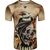 RDX T14 Harrier Tattoo T-Shirt, Colour: Beige, Size: S