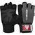 Gym Weight Lifting Gloves W1 Half, Colour: Grey, Size: M