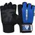 Gym Weight Lifting Gloves W1 Half, Colour: Blue, Size: XL