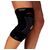 OproTec Knee Sleeve with Metal Hinges-Medium, Bekleidungsgrösse: M, Farbe: Schwarz