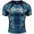 T-shirt de compression à manches courtes Hit 2.0, Taille: L, Couleur: Bleu