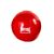 Medecine Ball 4Kg, Colour: Rot, Additional Weight: 4 kg
