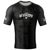 Rashguard Muay Thai, Size: S, Colour: Schwarz