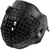 Full-Face Helmet with Removable Metal Grid, Size: L, Colour: Schwarz, Size: L