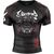 Kompressions-T-Shirt kurzarm - Samurai 2.0, Bekleidungsgrösse: L, Farbe: Schwarz