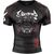 Kompressions-T-Shirt kurzarm - Samurai 2.0, Bekleidungsgrösse: XL, Farbe: Schwarz