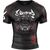 Kompressions-T-Shirt kurzarm - Samurai 2.0, Bekleidungsgrösse: 2XL, Farbe: Schwarz