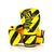 Boxhandschuhe Fairtex BGV14 Grunge Art - Mid-1980, Farbe: Gelb, OZ: 10oz