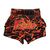 Short de Muay Thai Fairtex Magma, Taille: L, Couleur: Rouge