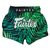 Short de Muay Thai Fairtex Tropical, Taille: 2XL, Couleur: Vert