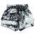 Muay Thai Shorts Fairtex Grunge, Bekleidungsgrösse: S, Farbe: Weiss