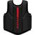 Chest Guard F6 Matte Red-S/M, Colour: Schwarz, Size: S-M
