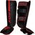 Shin Instep F6 Matte Red-M, Size: M, Colour: Schwarz