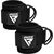 RDX A4 Ankle Straps For Gym Cable Machine, Colour: Schwarz
