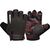 Gym Training Gloves T2 Half Red-M, Colour: Schwarz, Size: M