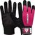 Gym Weight Lifting Gloves W1 Full Pink, Colour: Rosa, Size: L