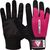 Gym Weight Lifting Gloves W1 Full Pink, Colour: Rosa, Size: S