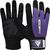 Gym Weight Lifting Gloves W1 Full Purple, Colour: Violett, Size: M