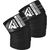 Bandes de genoux pour musculation et d'haltérophilie, Taille: Taille unique, Couleur: Noir