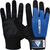 Vollfinger-Gewichtheberhandschuhe, Farbe: Blau, Grösse : M