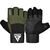 Gym Weight Lifting Gloves W3 with EVA padding, Size: S, Colour: Khaki