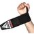 Gewichtheber Handgelenkbandage mit Daumenschlaufen, Bekleidungsgrösse: One Size, Farbe: Schwarz