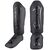 8 WEAPONS Shin Guards, Kids, Unlimited 2.0, black-black, S/M, Size: S/M, Colour: Schwarz