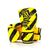 Boxhandschuhe Fairtex BGV14 Grunge Art - Mid-1980, Farbe: Gelb, OZ: 14oz