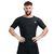 T-Shirt de Sudation Homme Pour la Perte de Poids, Taille: 3XL, Couleur: Noir