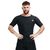 T-Shirt de Sudation Homme Pour la Perte de Poids, Taille: M, Couleur: Noir