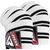 Gym Knee Wraps White/Black Plus, Size: One Size, Colour: Weiss