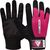 Gym Weight Lifting Gloves W1 Full Pink, Colour: Rosa, Size: M