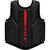 Chest Guard F6 Matte Red-S/M, Colour: Schwarz, Size: L-XL