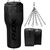 RDX 3-in-1 Angle Punch Bag Full Black with Gloves Set, Colour: Schwarz, Additional Weight: 28